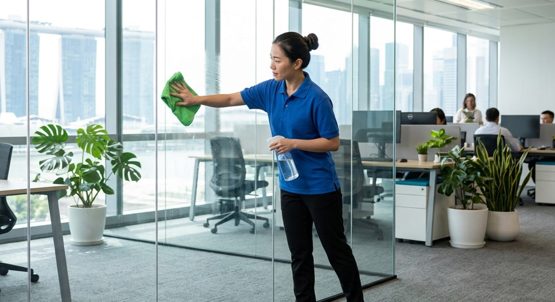 Eco-Friendly Green Cleaning Singapore: Environmental Office Cleaning Solutions 1 microfiber office cleaning singapore